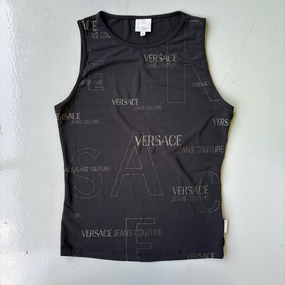 Versace Black Tank Top